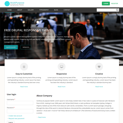 MultiPurpose Zymphonies Theme