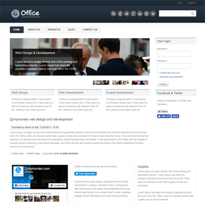 Office Responsive Theme