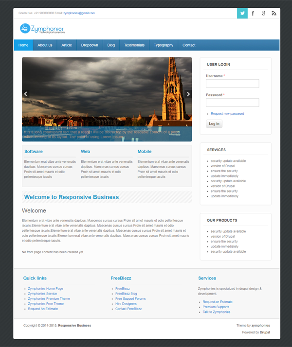 Premium Business Responsive