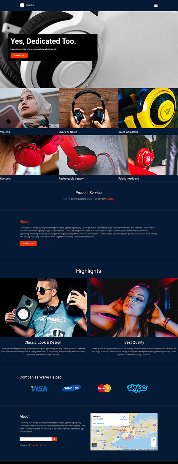 Product Zymphonies Theme