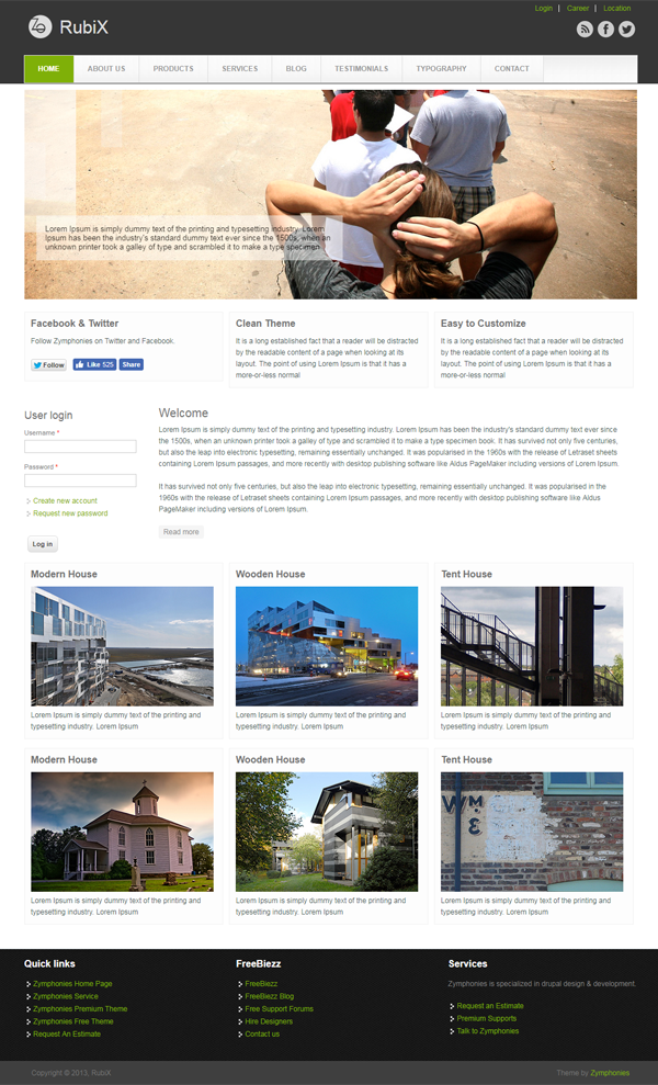 Rubix Responsive Theme