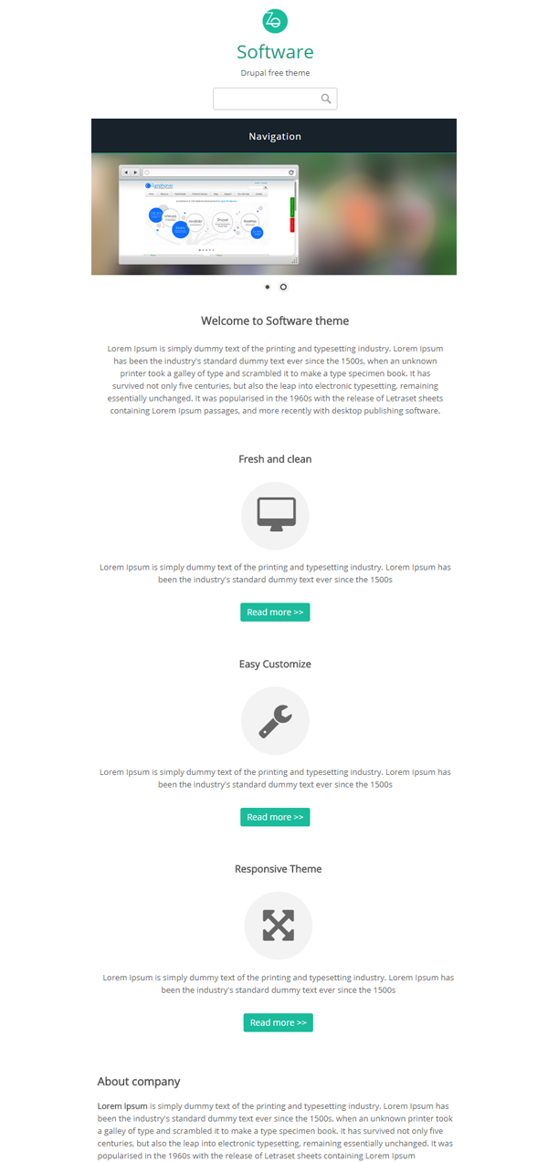 Software Responsive Theme