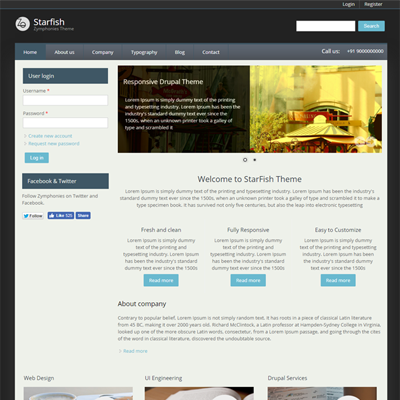 Starfish Responsive Theme